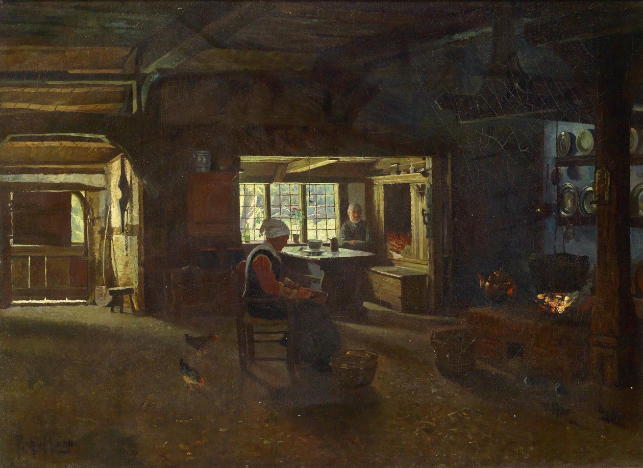 Dentro de uma fazenda de Ludwig von Hagn