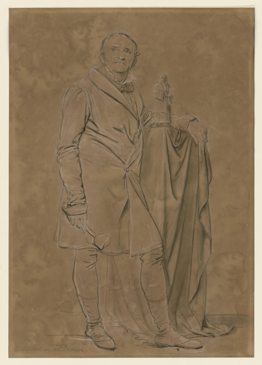 O escultor Gottfried Schadow de Ludwig Buchhorn