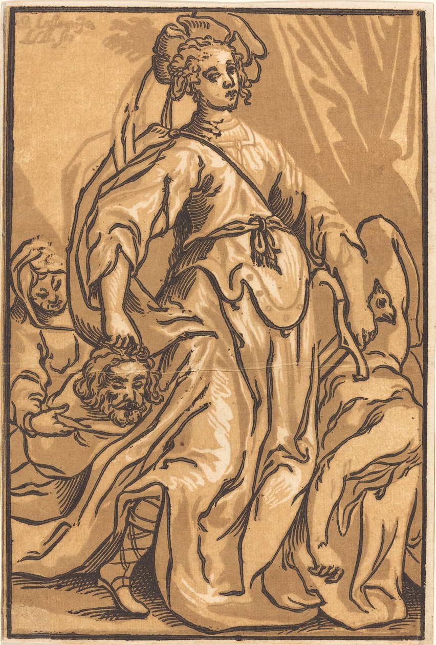 Judite e Holofernes de Ludwig Büsinck after Georges Lallemand