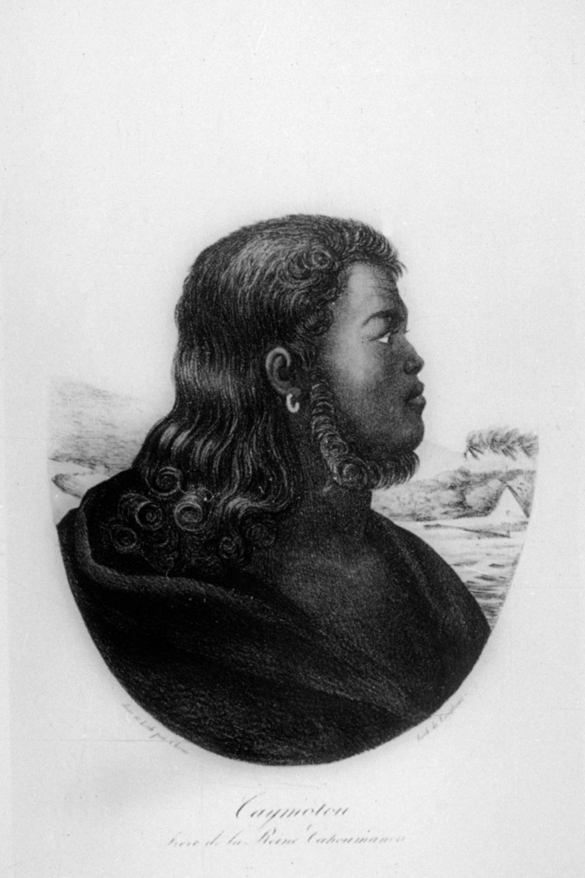 Chefe Kalanimoku, 1816 de Ludwig Choris