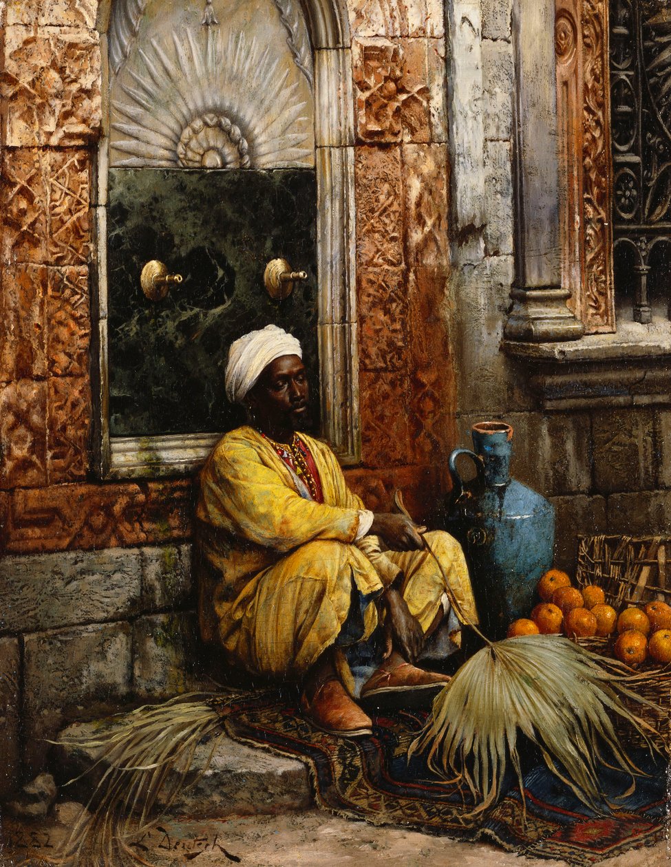 The Orange Seller de Ludwig Deutsch