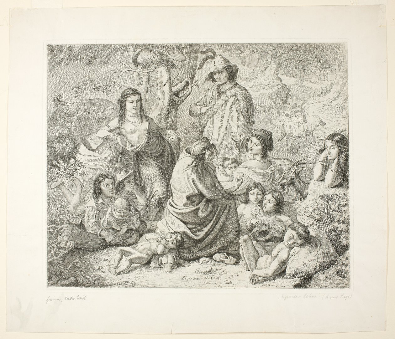 Vida Cigana de Ludwig Emil Grimm
