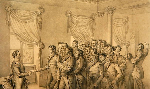Deputação de Kassel para o eleitor William II de Ludwig Emil Grimm