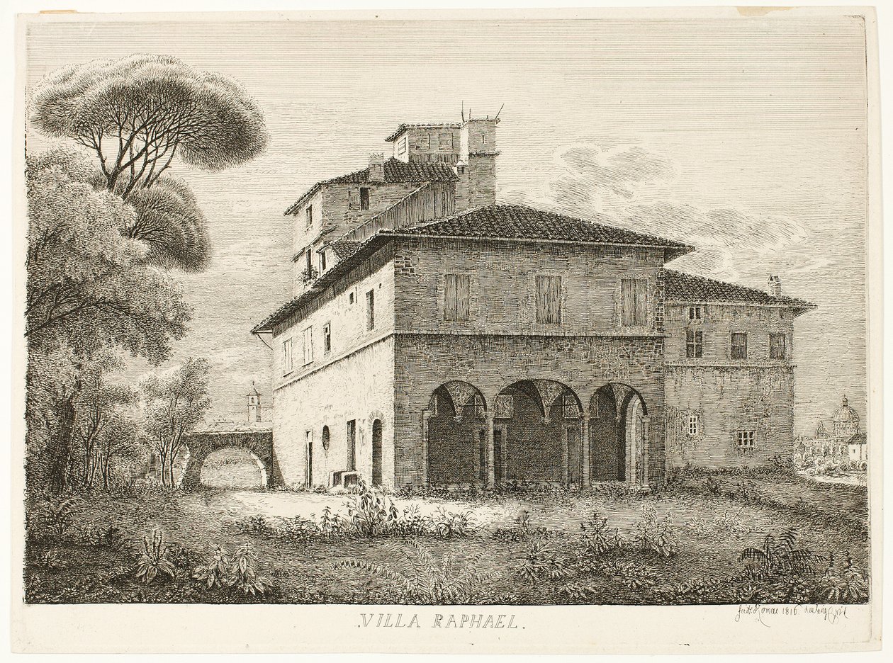 Vila Rafael, Roma de Ludwig Emil Grimm