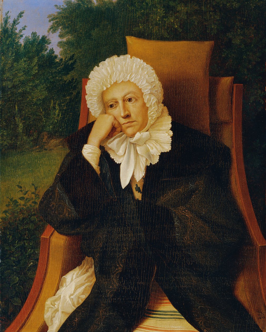 Senhora numa poltrona de Ludwig Ferdinand Schnorr von Carolsfeld