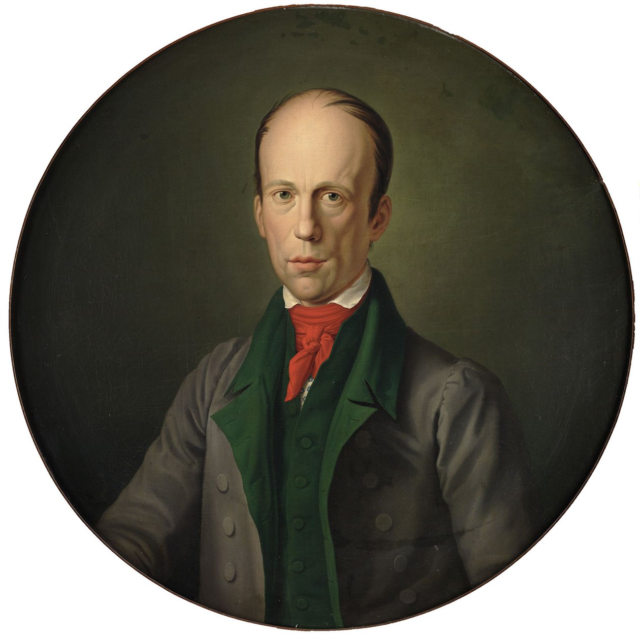 Retrato do arquiduque João da Áustria 1782-1859, 1827. de Ludwig Ferdinand Schnorr von Carolsfeld
