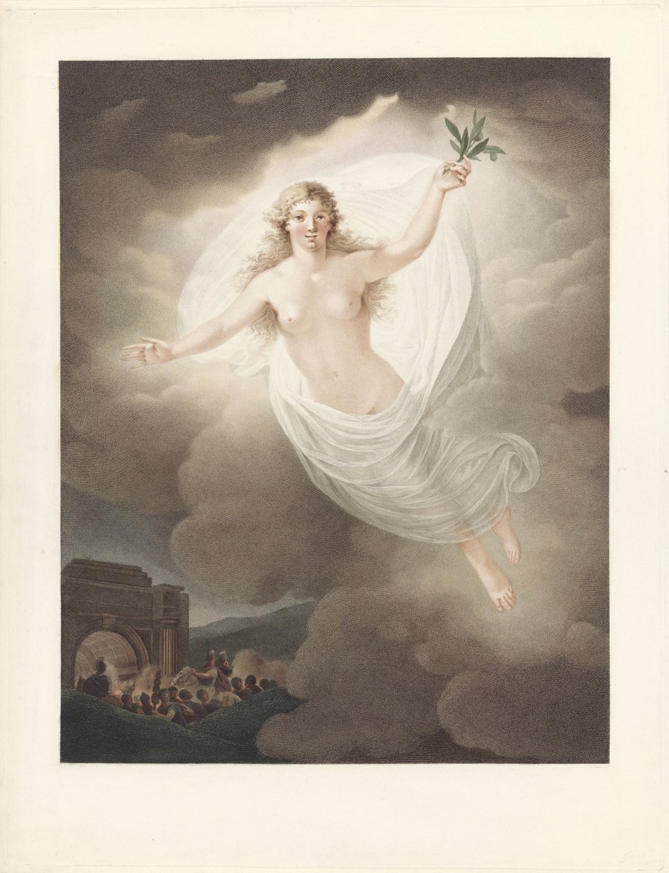 Alegoria da Paz de Amiens, 1802 de Ludwig Gottlieb Portman