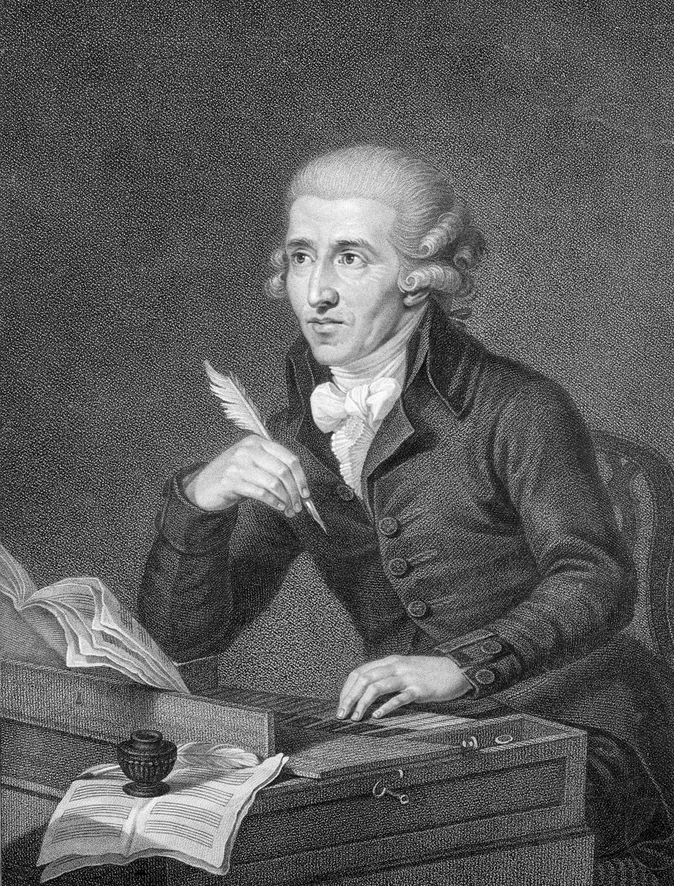 Joseph Haydn (1732-1809) gravado por Schiavonnetti, 1792 de Ludwig Guttenbrunn