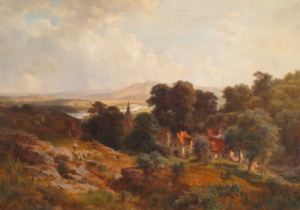 Paisagem de Verão de Ludwig Halauska