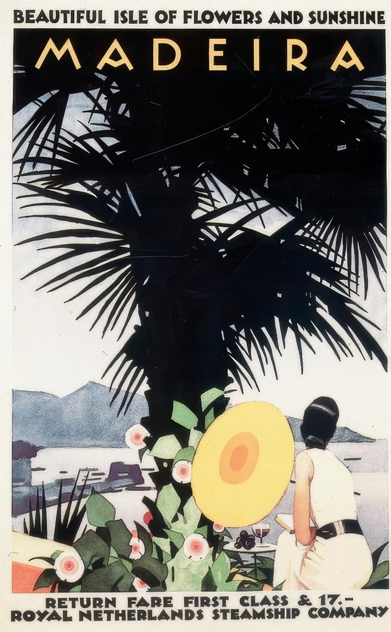 Bela Ilha das Flores e do Sol MADEIRA de Ludwig Hohlwein