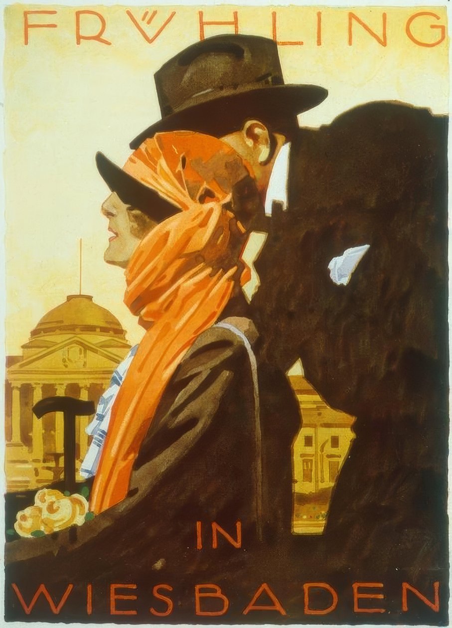 Primavera em Wiesbaden de Ludwig Hohlwein