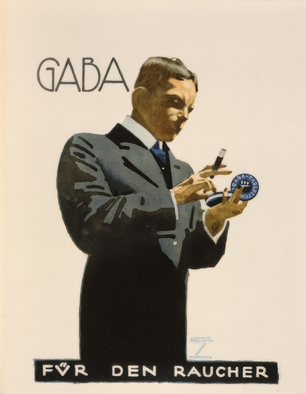 Gaba / Para o fumador de Ludwig Hohlwein