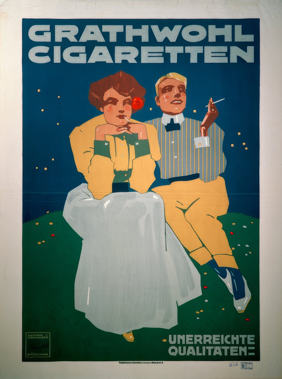 Cigarros Grathwohl de Ludwig Hohlwein