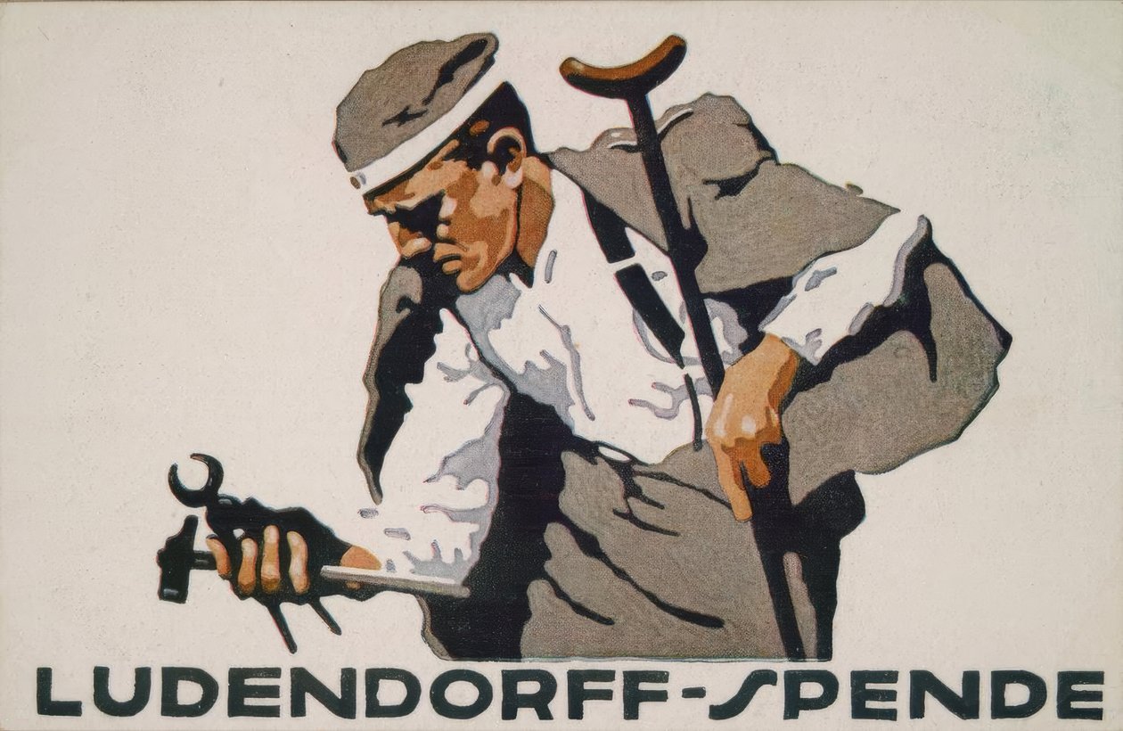 Doação de Ludendorff para pessoas afectadas pela guerra de Ludwig Hohlwein