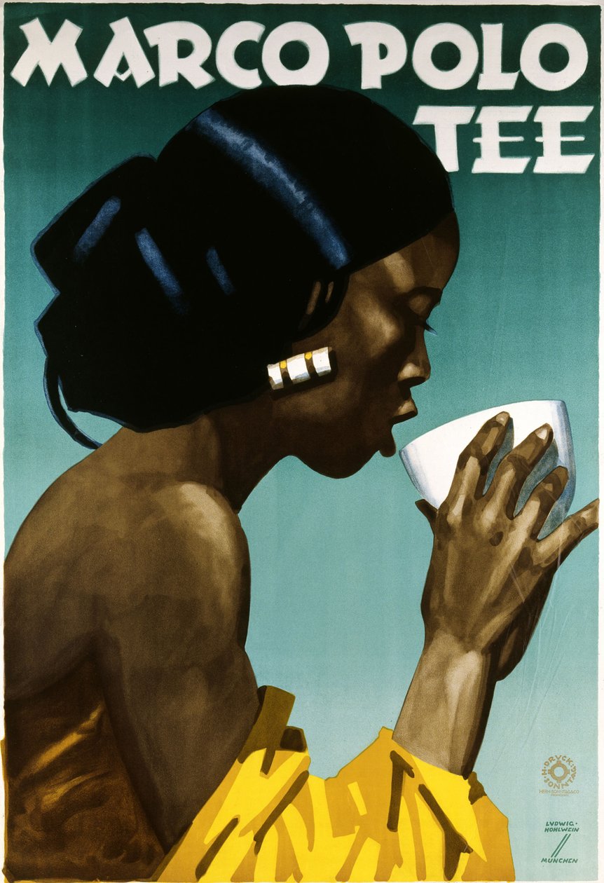 Chá Marco Polo, c. 1930. de Ludwig Hohlwein