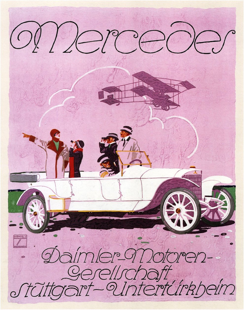 Mercedes, 1914 de Ludwig Hohlwein