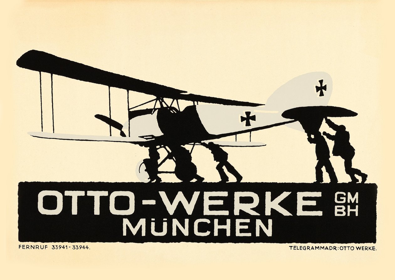 Otto-Werke, Munique, c. 1915 de Ludwig Hohlwein