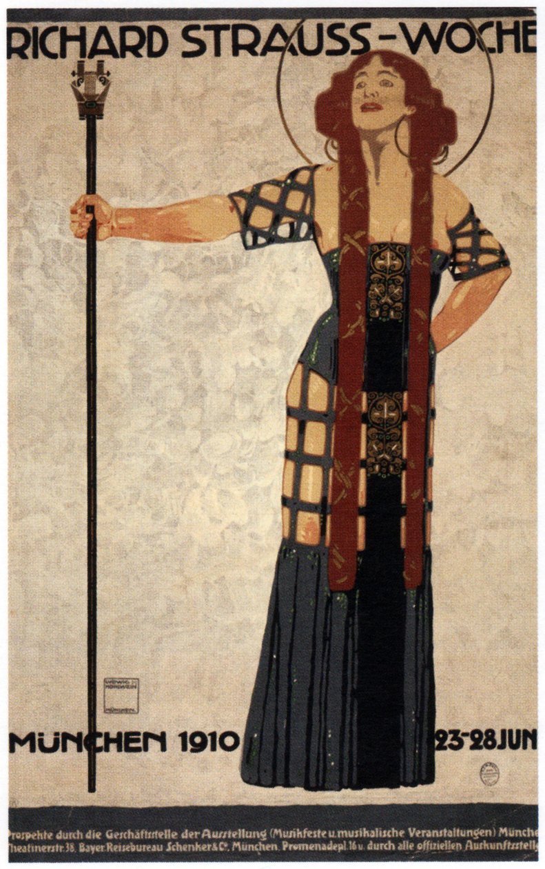 Semana de Richard Strauss, 1910 de Ludwig Hohlwein