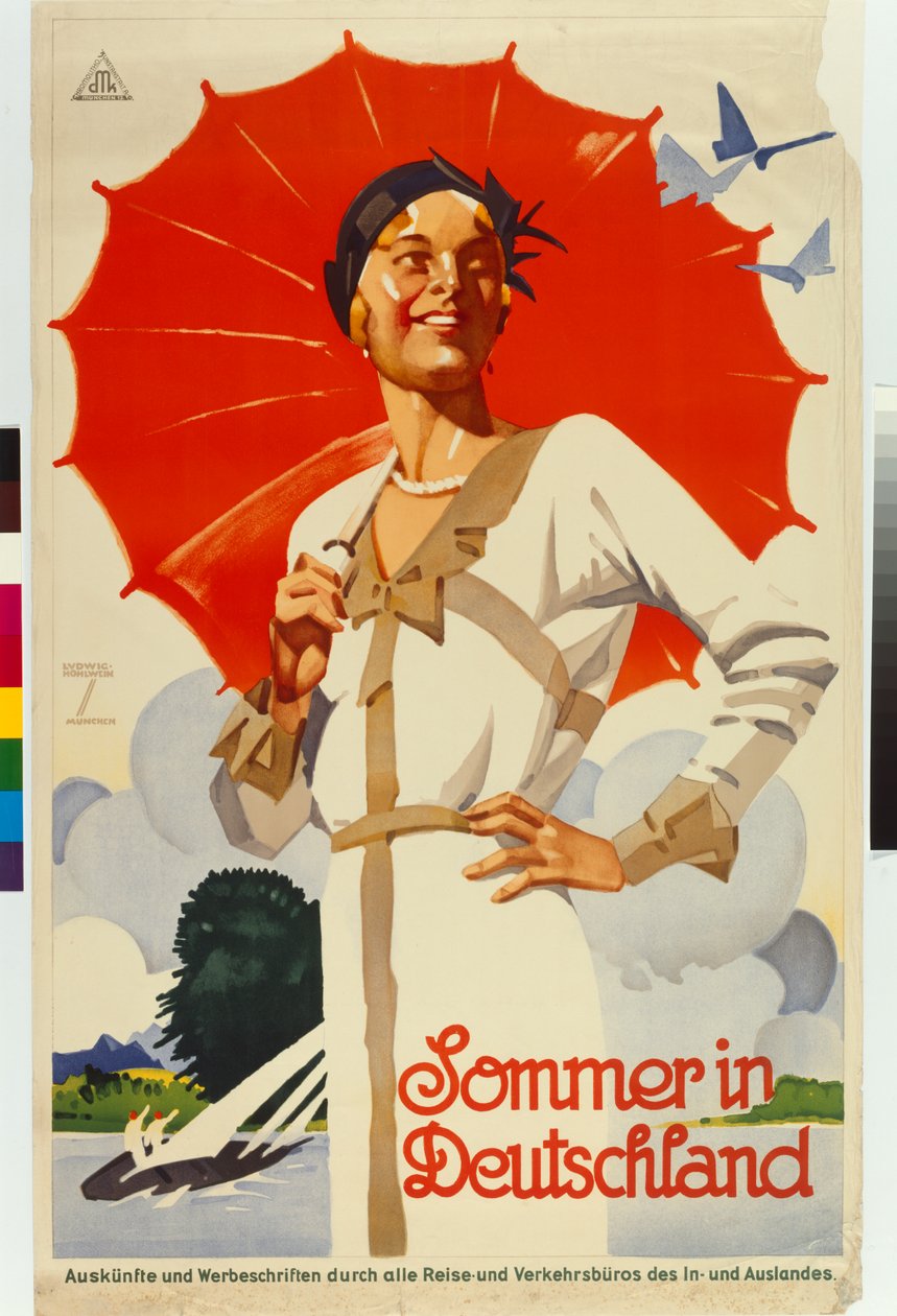 Verão na Alemanha de Ludwig Hohlwein