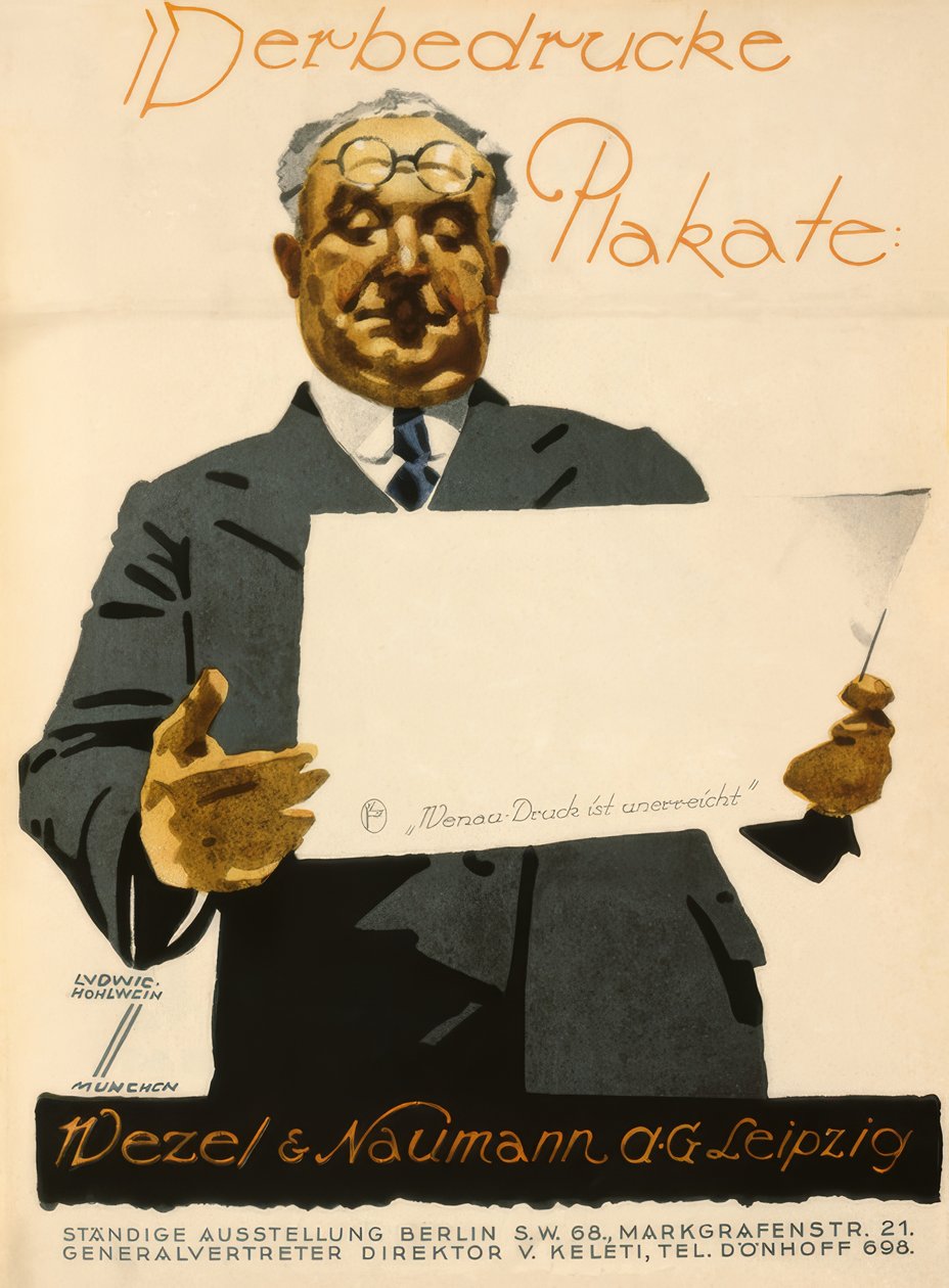 Impressões publicitárias Pôsteres de Ludwig Hohlwein