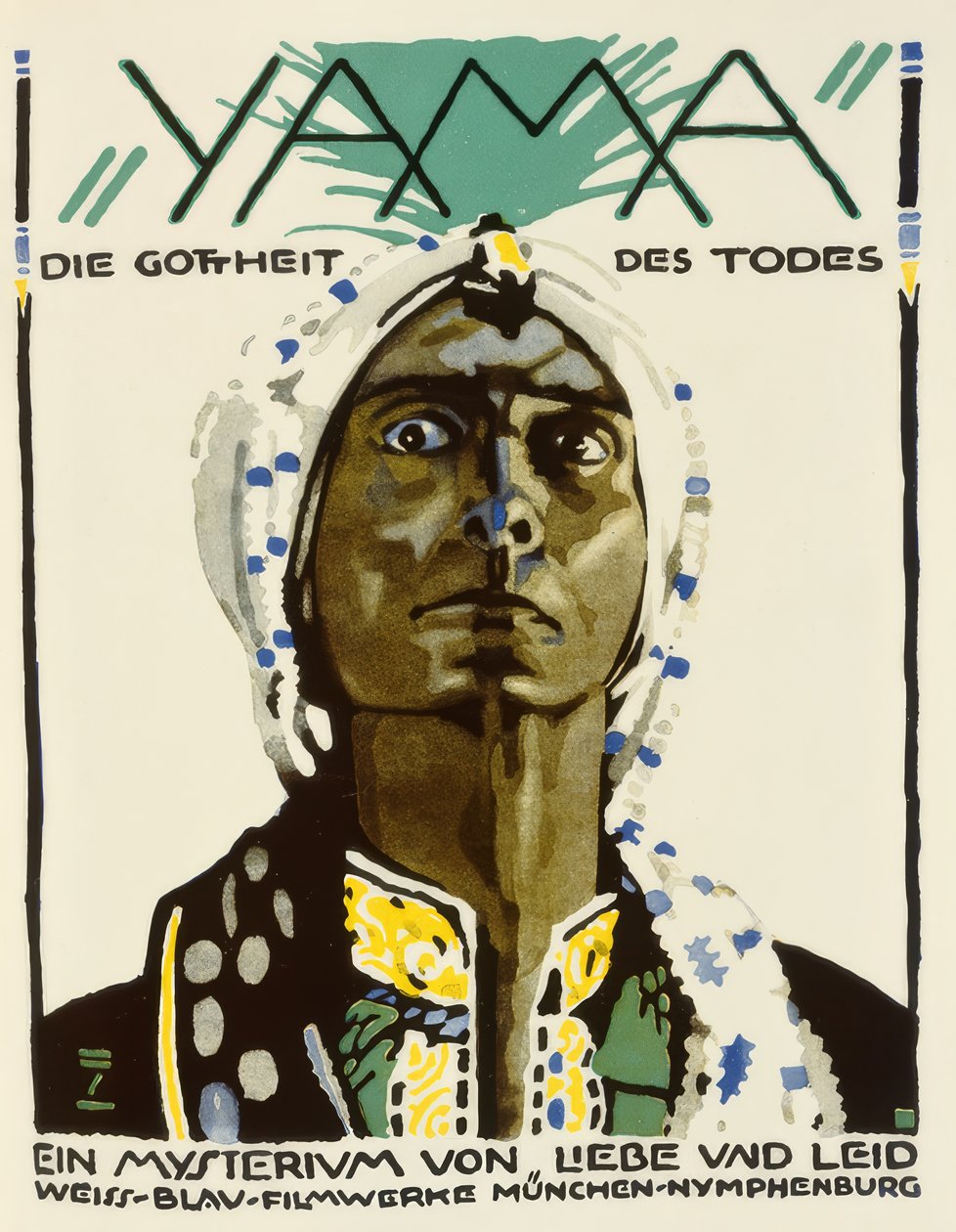 Yama. A divindade da morte de Ludwig Hohlwein