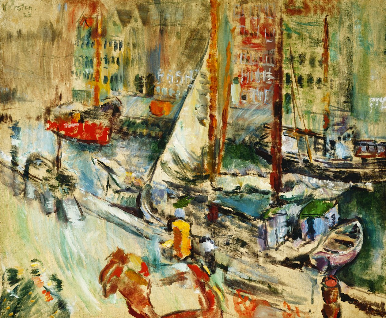 De Nyhavn, 1923 de Ludvik Peter Karsten