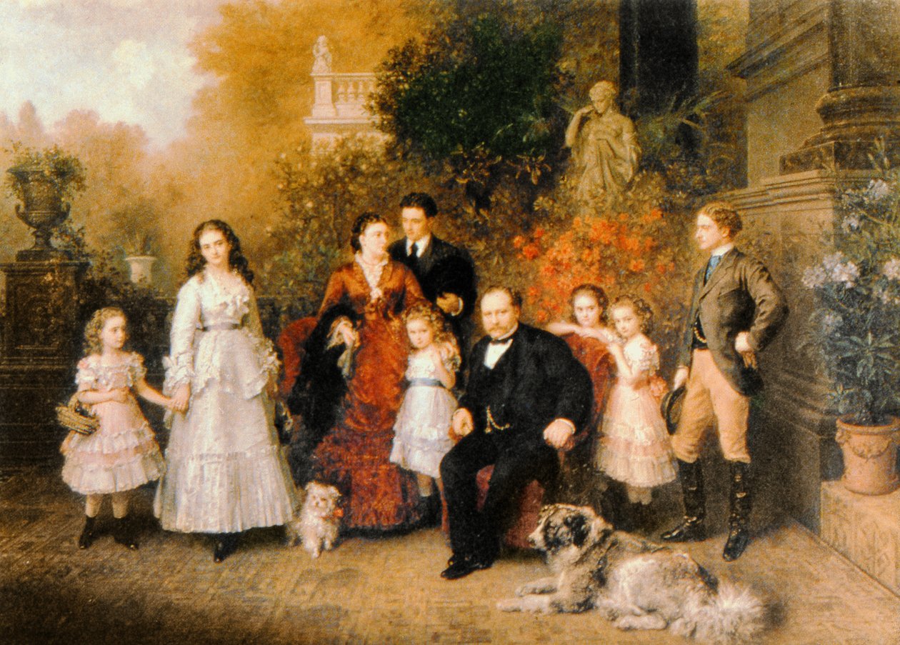 Família do Empresário BH Strousberg de Ludwig Knaus