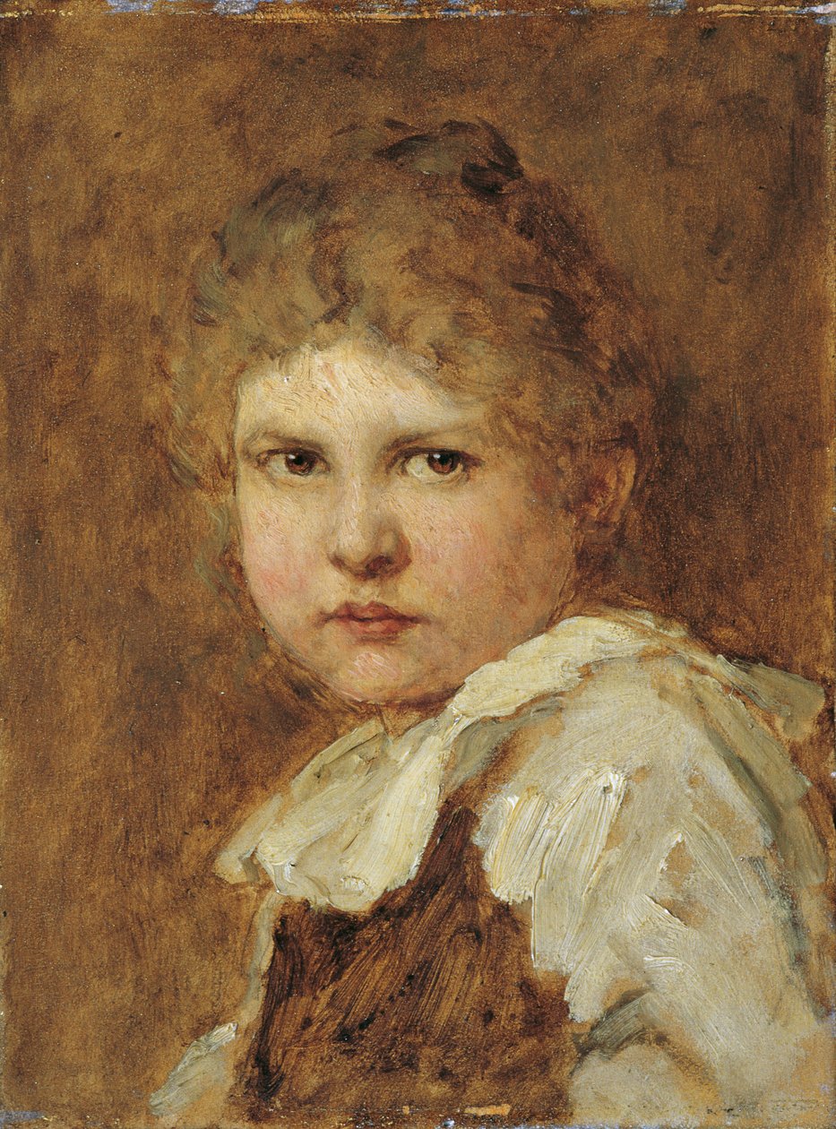 Cabeça de menina de Ludwig Knaus