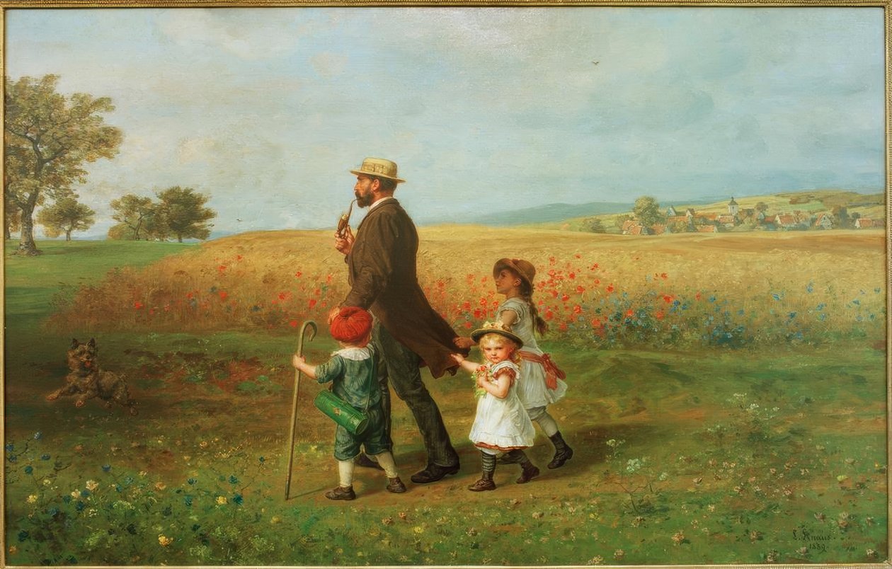 Caminhada de domingo de Ludwig Knaus