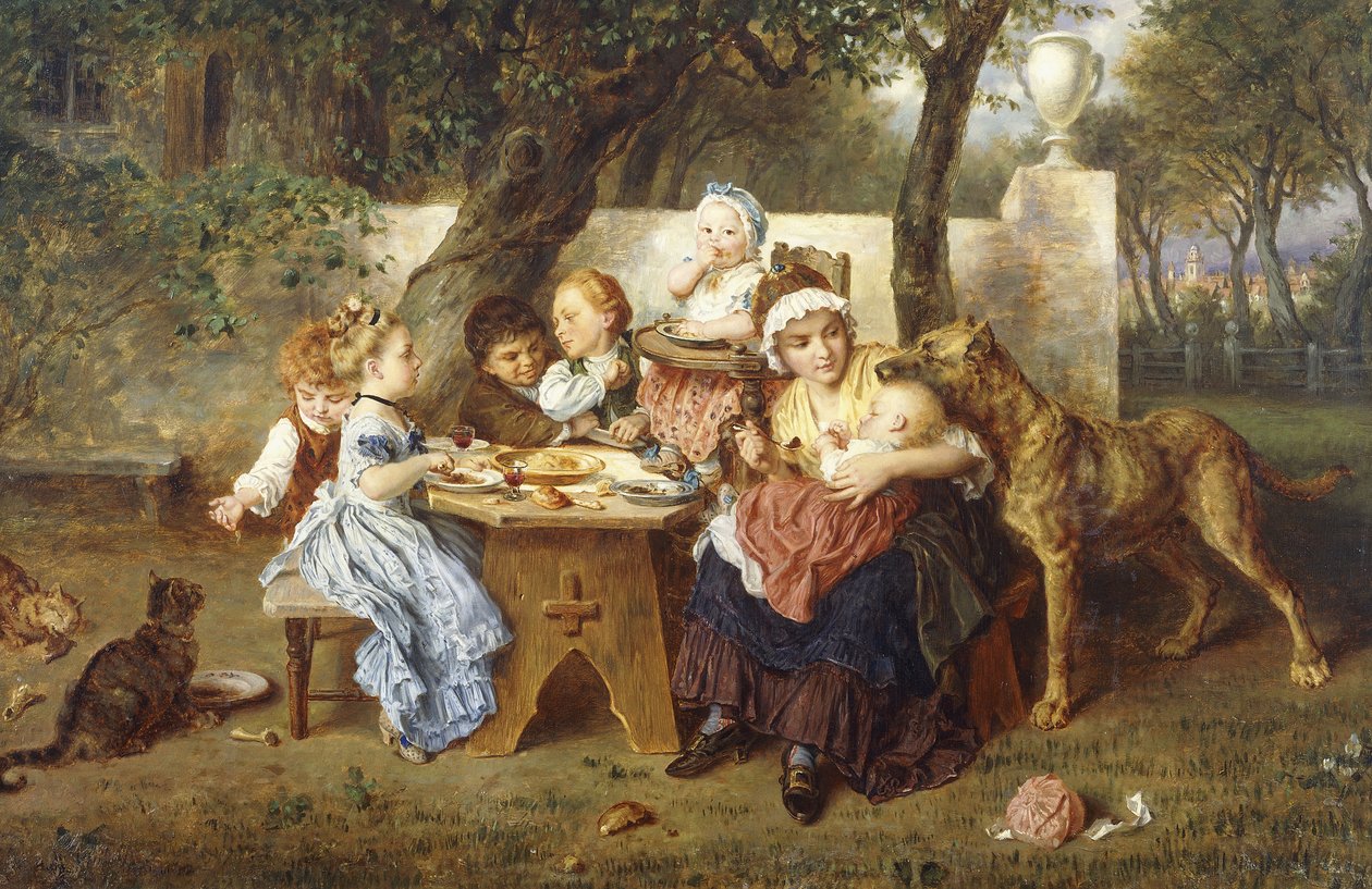 A festa de aniversário, de Ludwig Knaus