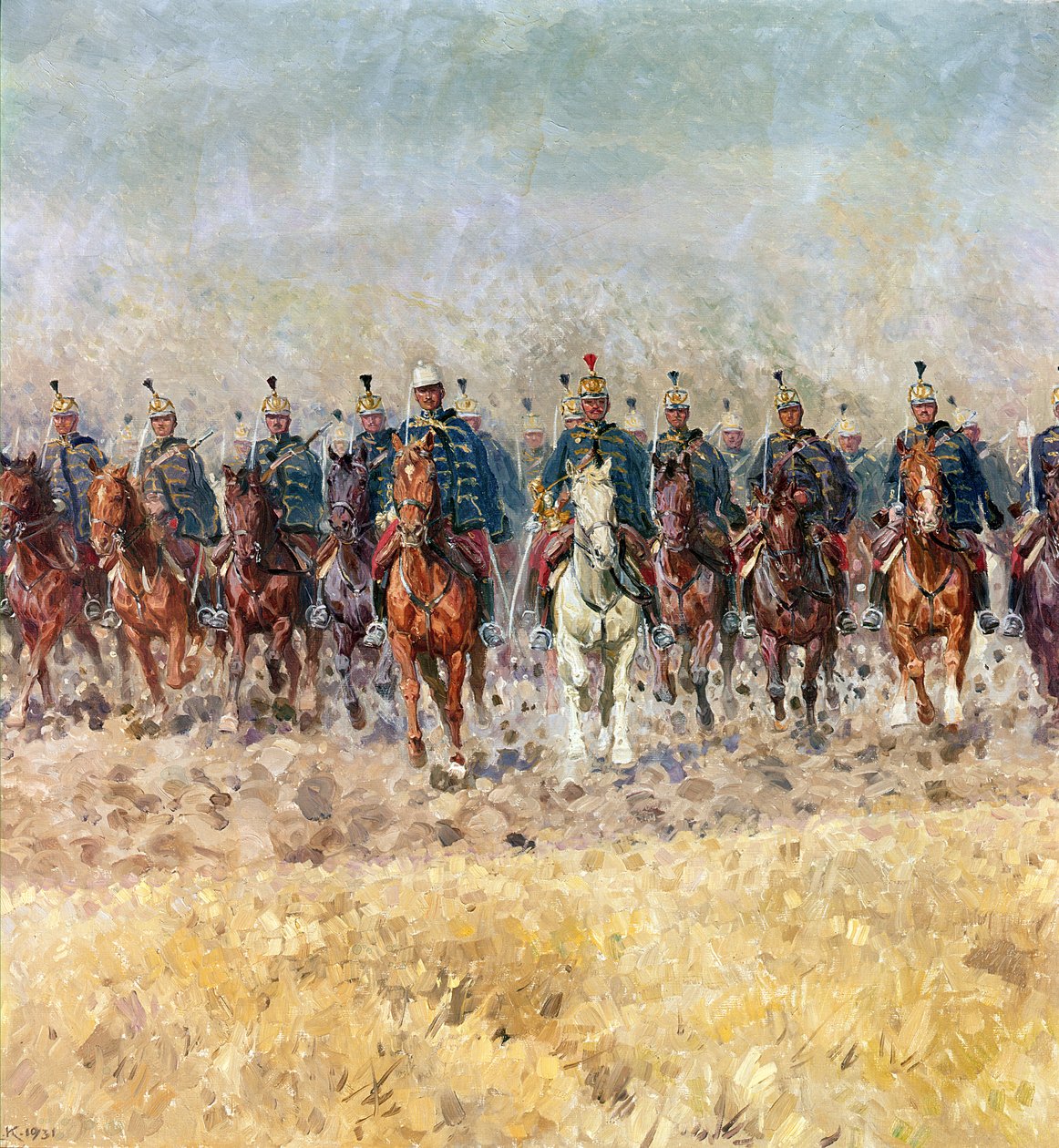 Swansong dos Hussardos, 1931 (Schwanengesang) de Ludwig Koch
