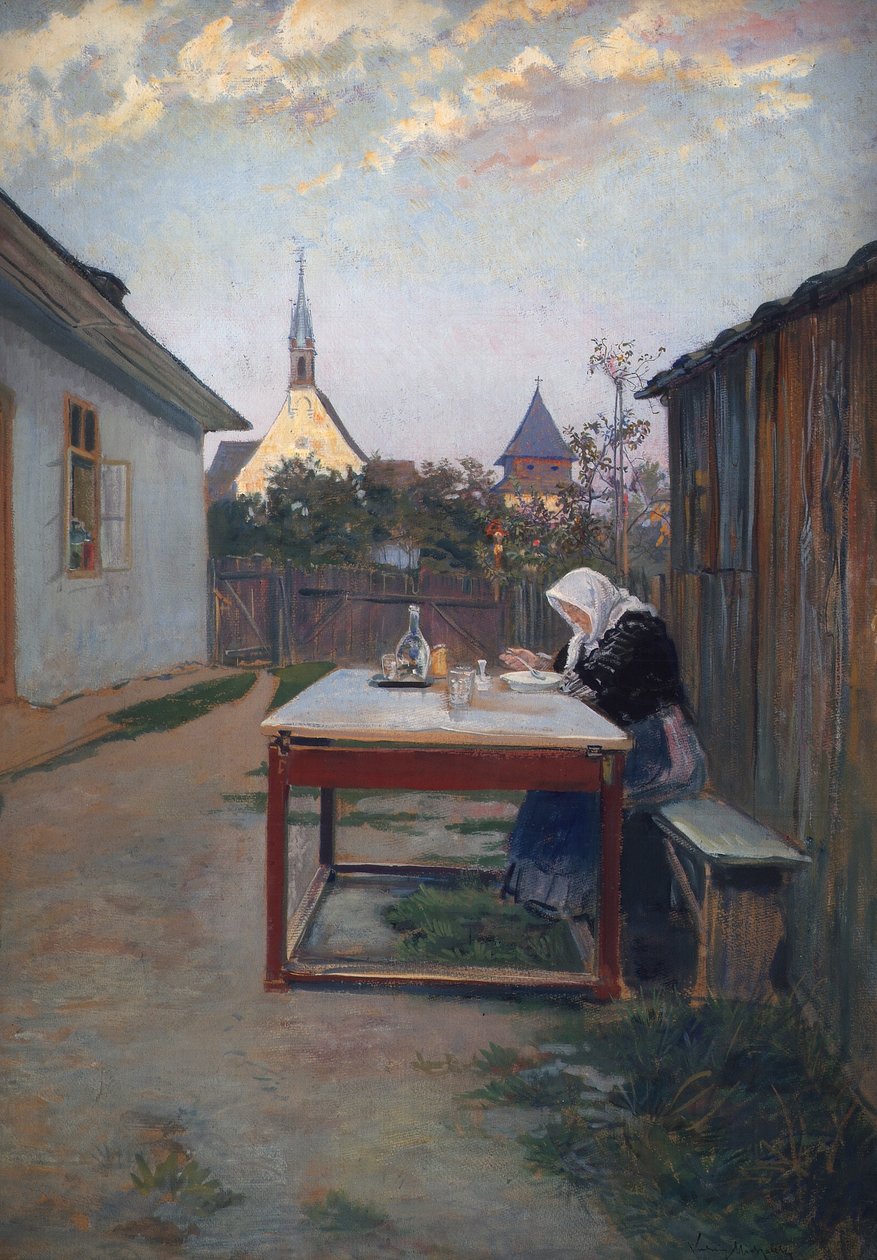 Minha mãe (jantar) de Ludwig Michalek