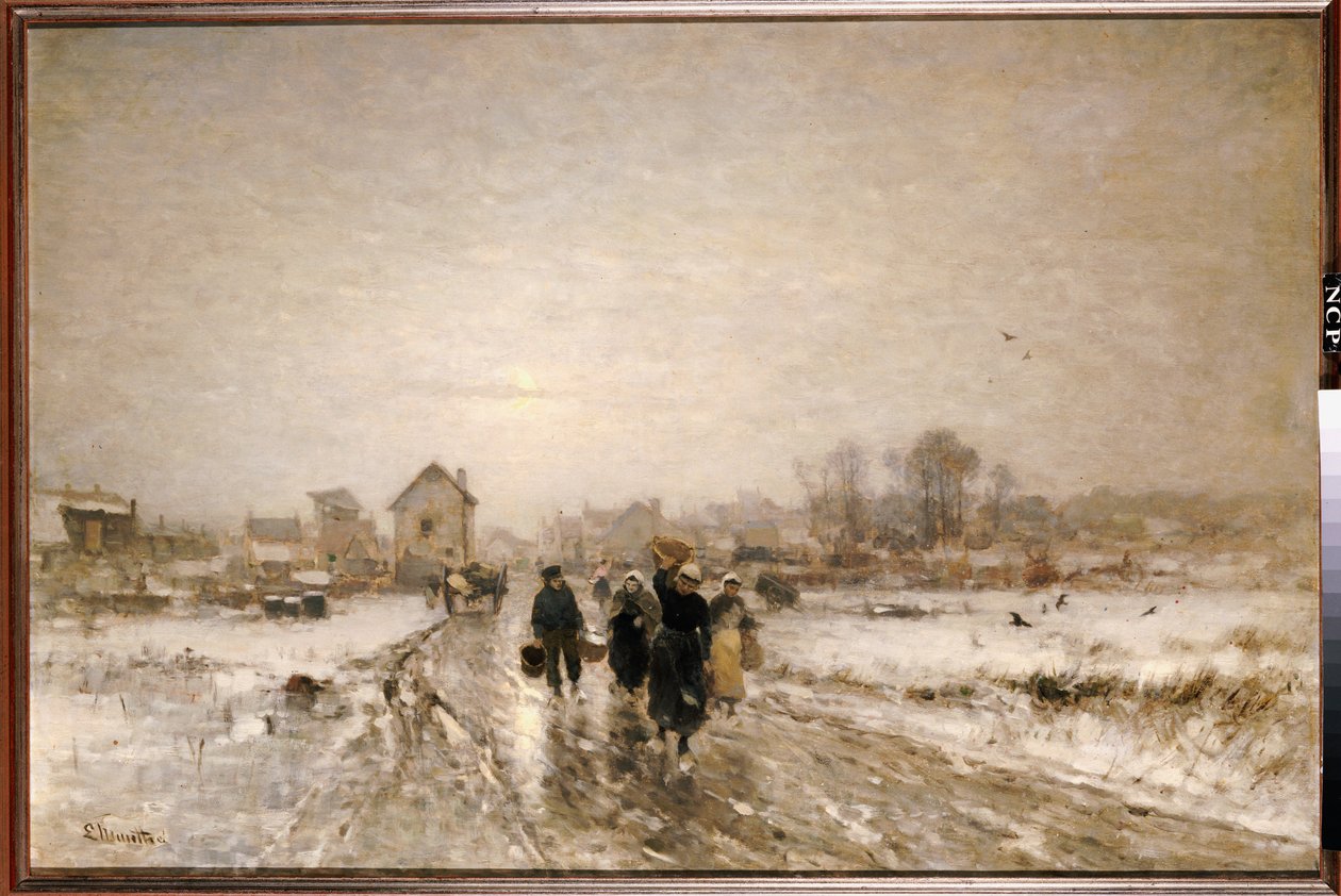 Retornando do mercado de Ludwig Munthe