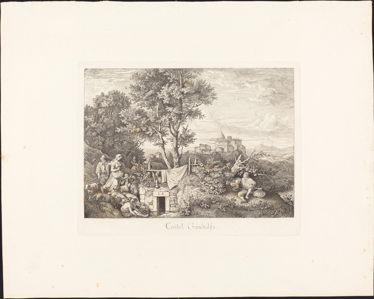 Castelo Gandolfo de Ludwig Richter