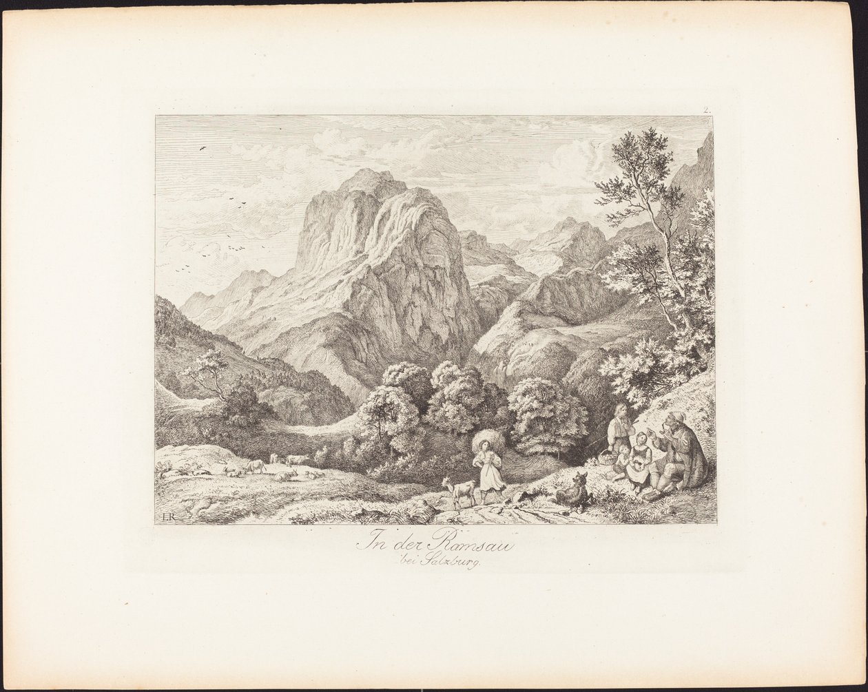 In der Ramsau bei Salzburg (No Ramsau perto de Salzburgo) de Ludwig Richter