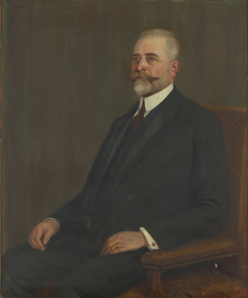 Sua Excelência Moritz Graf Vetter von der Lilie, 1901-1907 Presidente da Câmara dos Representantes de Ludwig Wieden