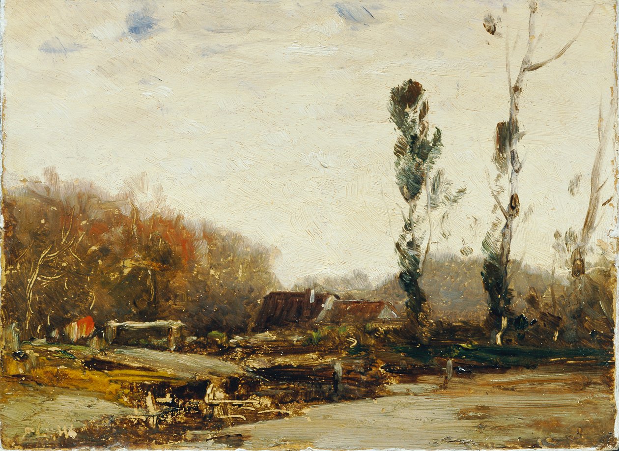Paisagem perto de Bernried de Ludwig Willroider