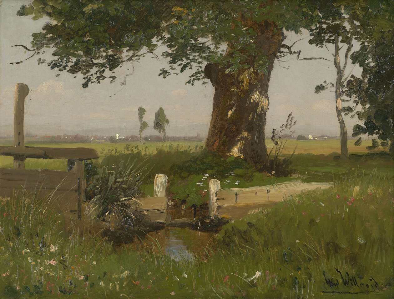 Paisagem de verão nos prados da Caríntia de Ludwig Willroider