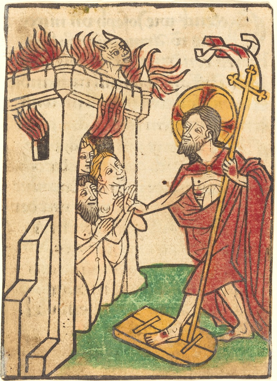 Cristo no Limbo. de Ludwig of Ulm