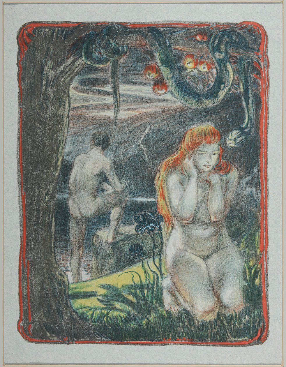 Adão e Eva de Ludwig von Hofmann