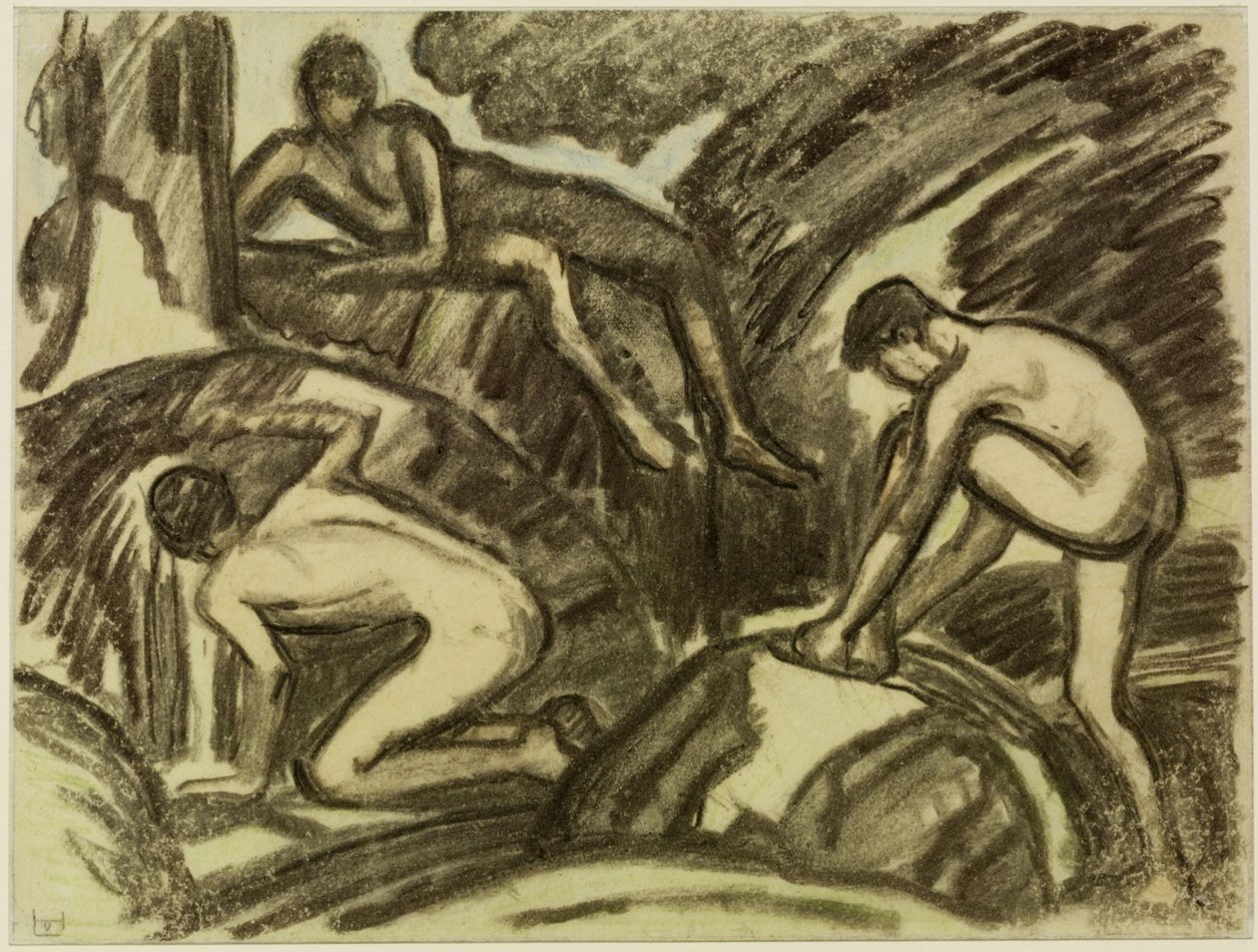 Na Fonte da Rocha de Ludwig von Hofmann