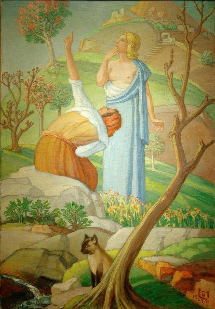 O falcão de Ludwig von Hofmann