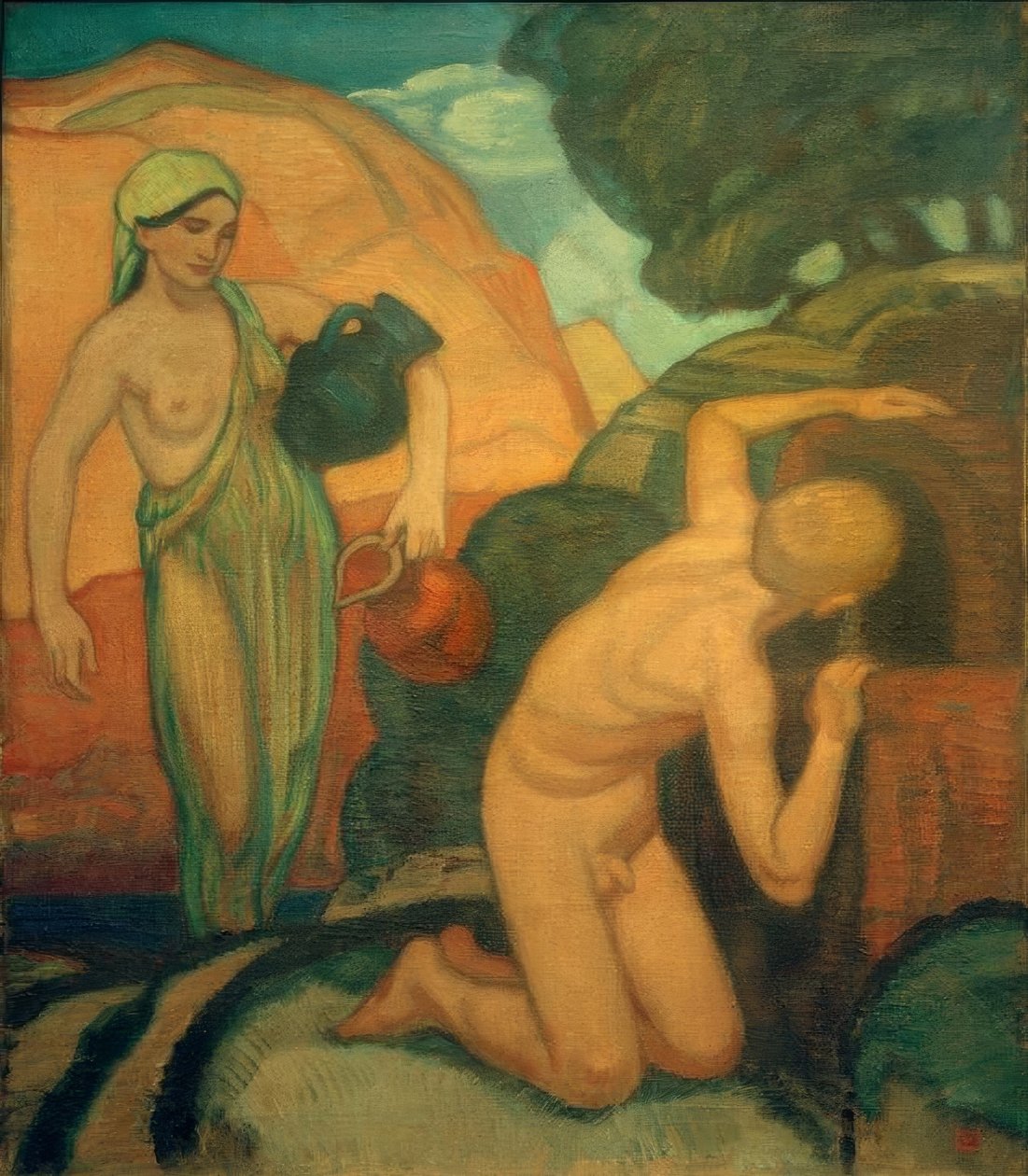 A fonte de Ludwig von Hofmann