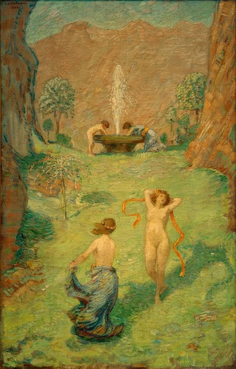 Frühlingstanz de Ludwig von Hofmann