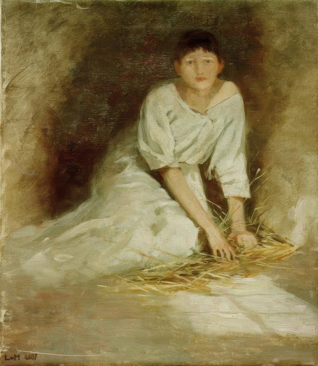Gretchen na masmorra de Ludwig von Hofmann