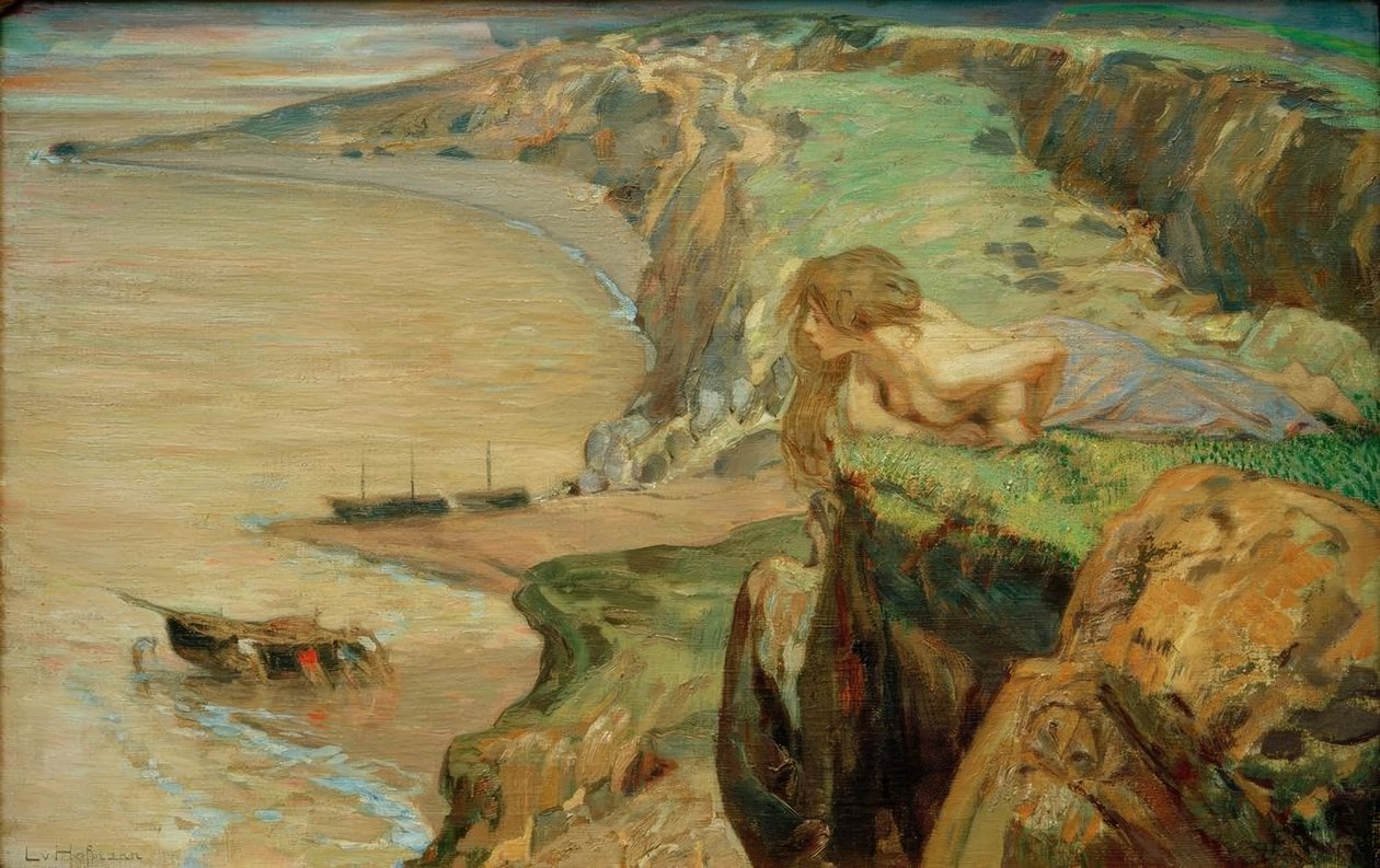 Costa rochosa do sul de Ludwig von Hofmann