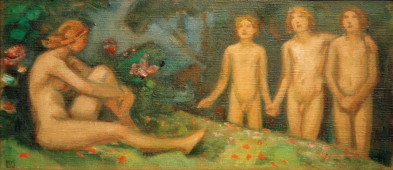 Supraporte - Estudos de Ludwig von Hofmann
