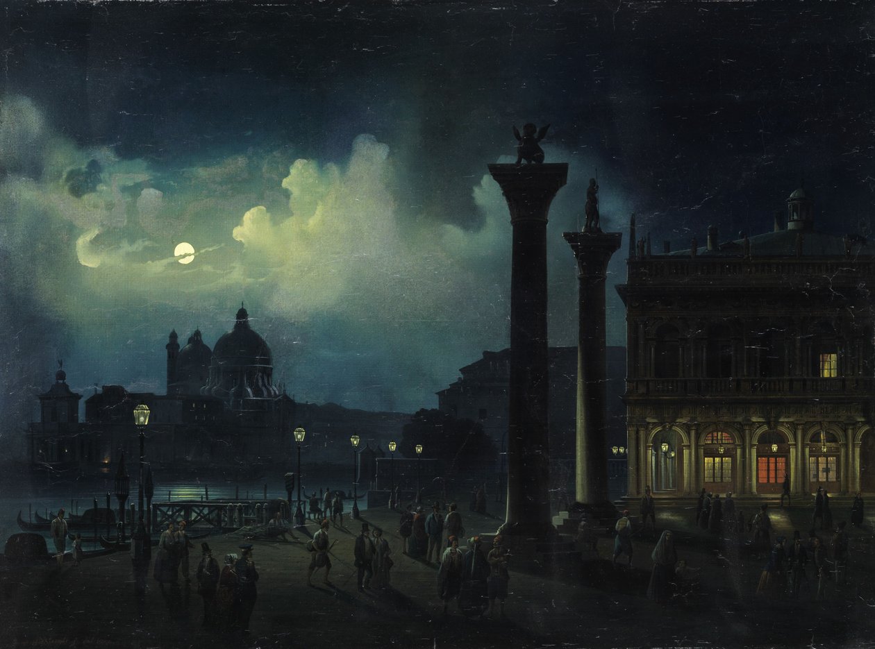 Veneza ao luar de Luigi Bartezzaghi