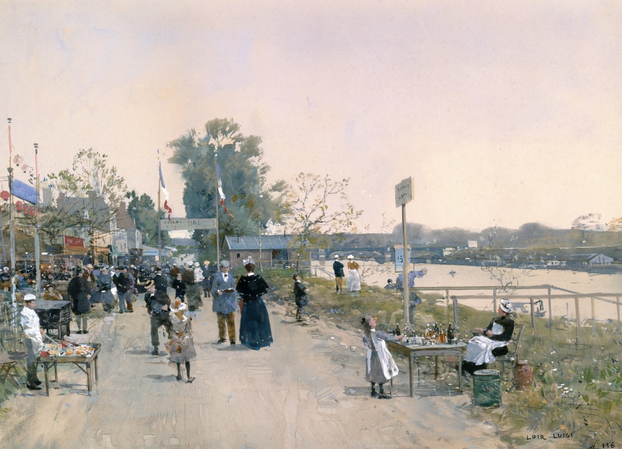 Uma festa da aldeia de Luigi Loir