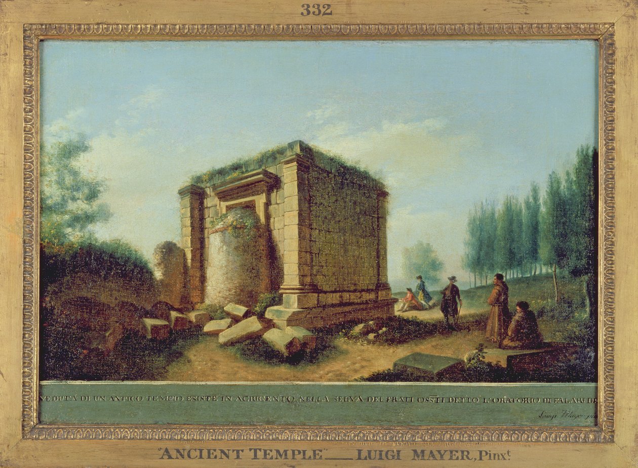Templo antigo de Luigi Mayer